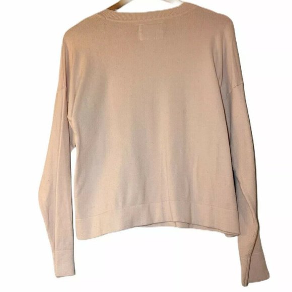 ABERCROMBIE & FITCH PASTEL PINK SOFT SWEATER LARGE - Picture 3 of 5